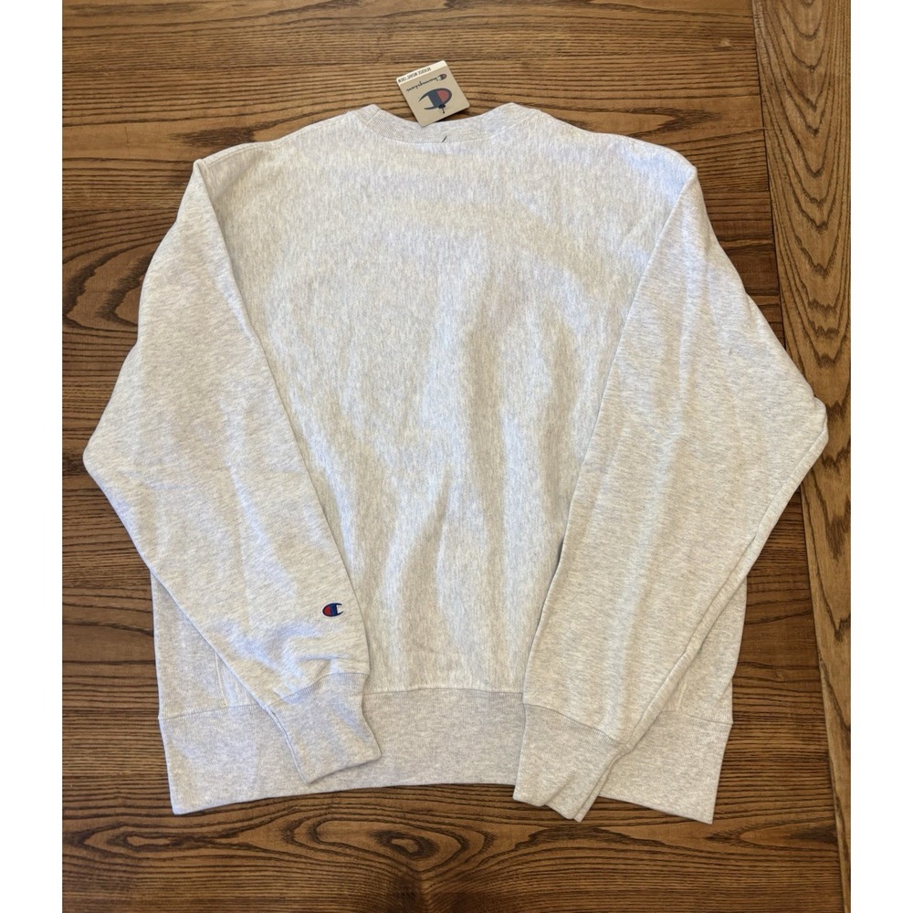 Champion Reverse Weave Baltimore Heather Grey Crewneck Sweatshirt Size XL NWT - Picture 2 of 8